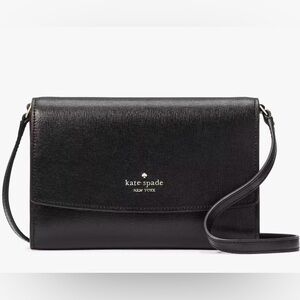 Kate Spade ♠️ “Perry” Saffiano Leather Convertible Crossbody/Clutch, NWOT